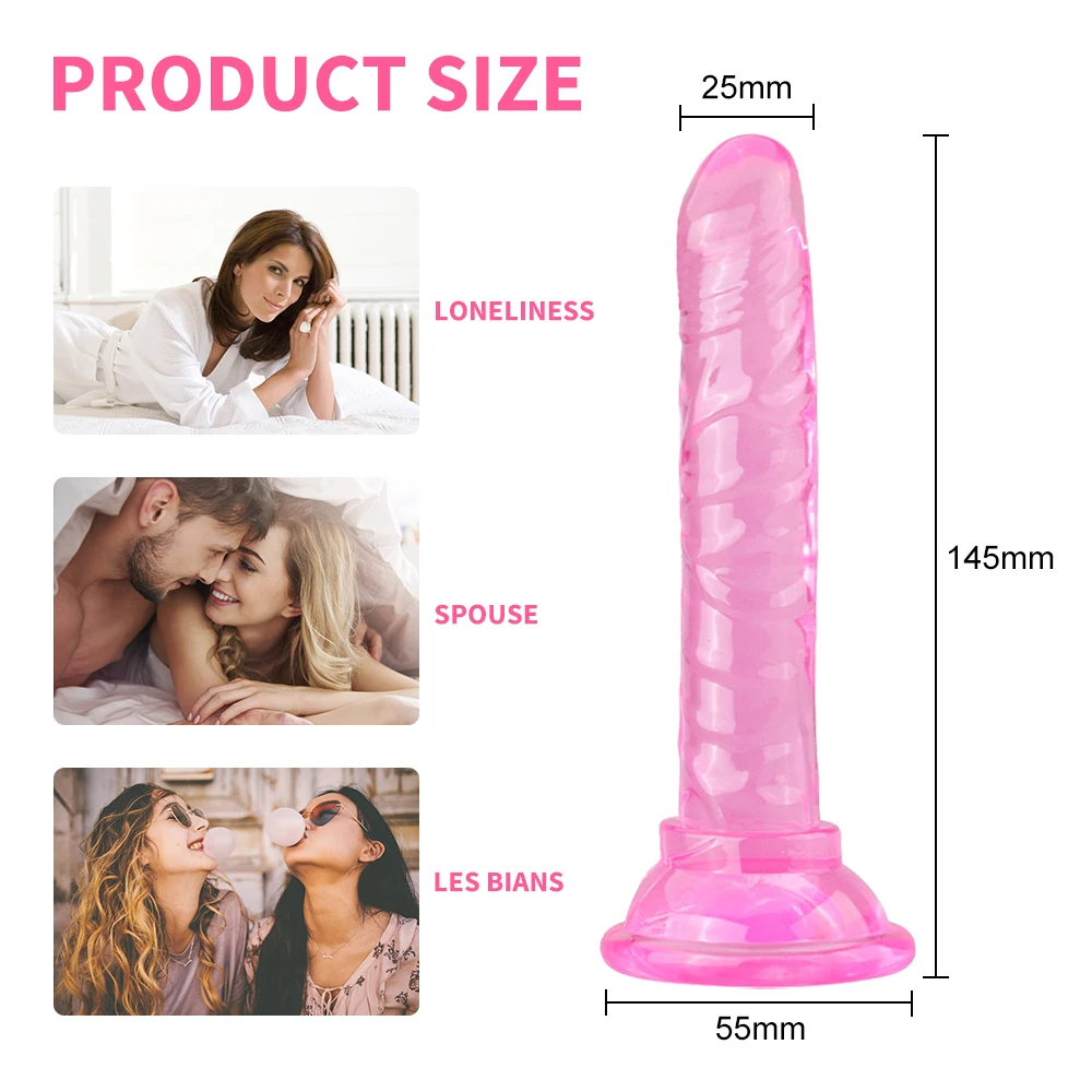 Realistic Dildo Strap On Penis Dildo With Suction Cup Butt Plug Colorful Sex Toys For Men Women Fake Dick Penis G Spot Toys
