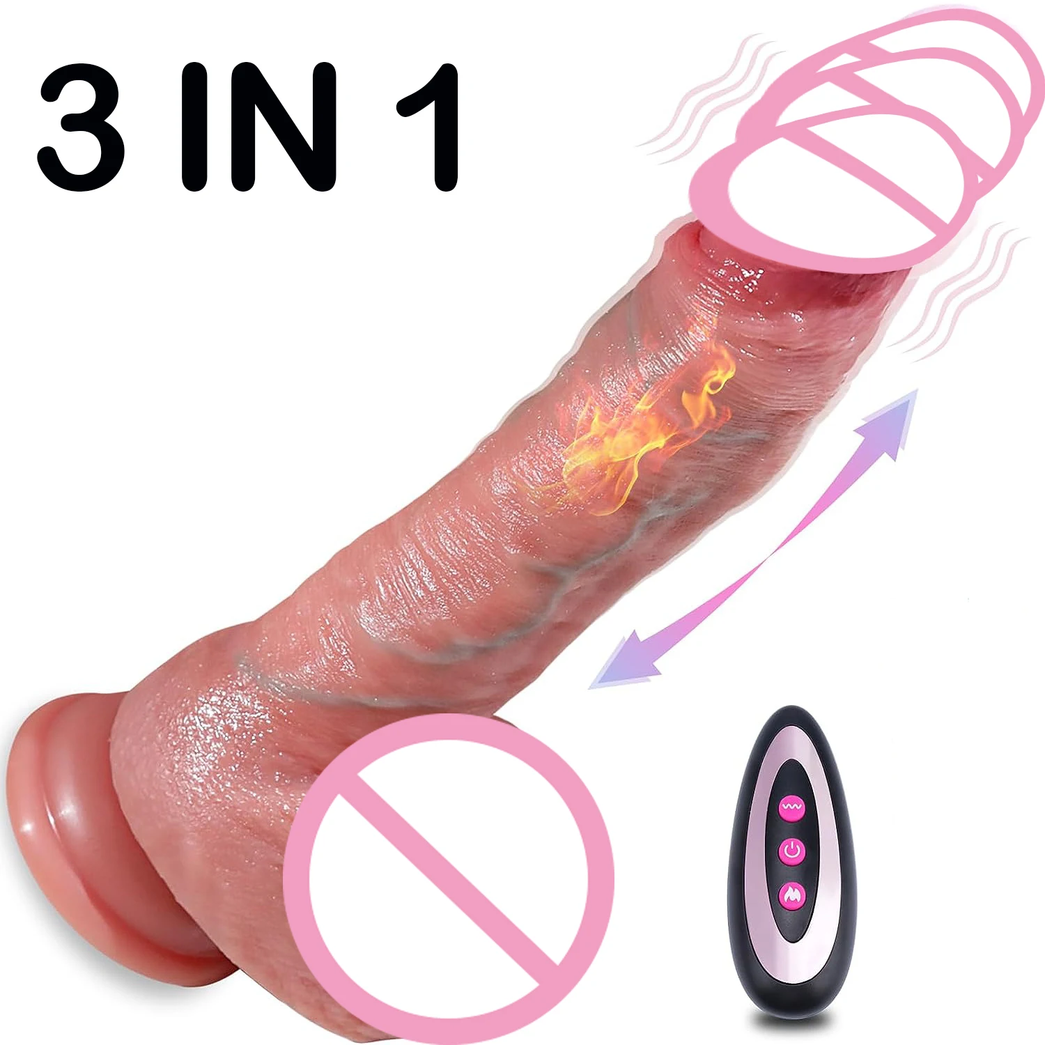Telescopic Dildo Vibrator Sex Toys for Women Realistic Penis G Spot Vagina Silicone Dildos Female Stimulator Adult Couple Games