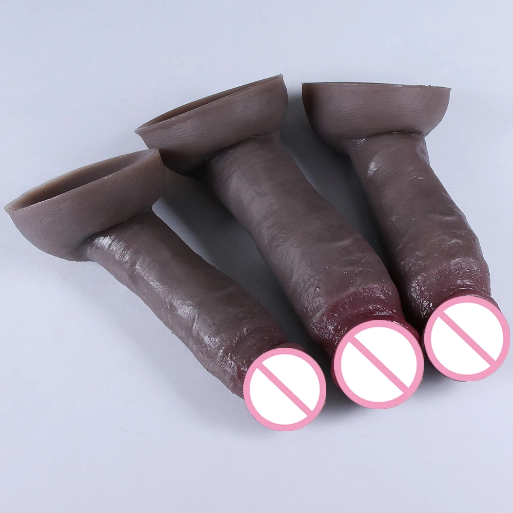 Real Man Prostate Dildo Silicone Adult G-spot Stimulator Big Penis Strapon Masturbation Huge Suction Cup Anal Sex Toys For Women
