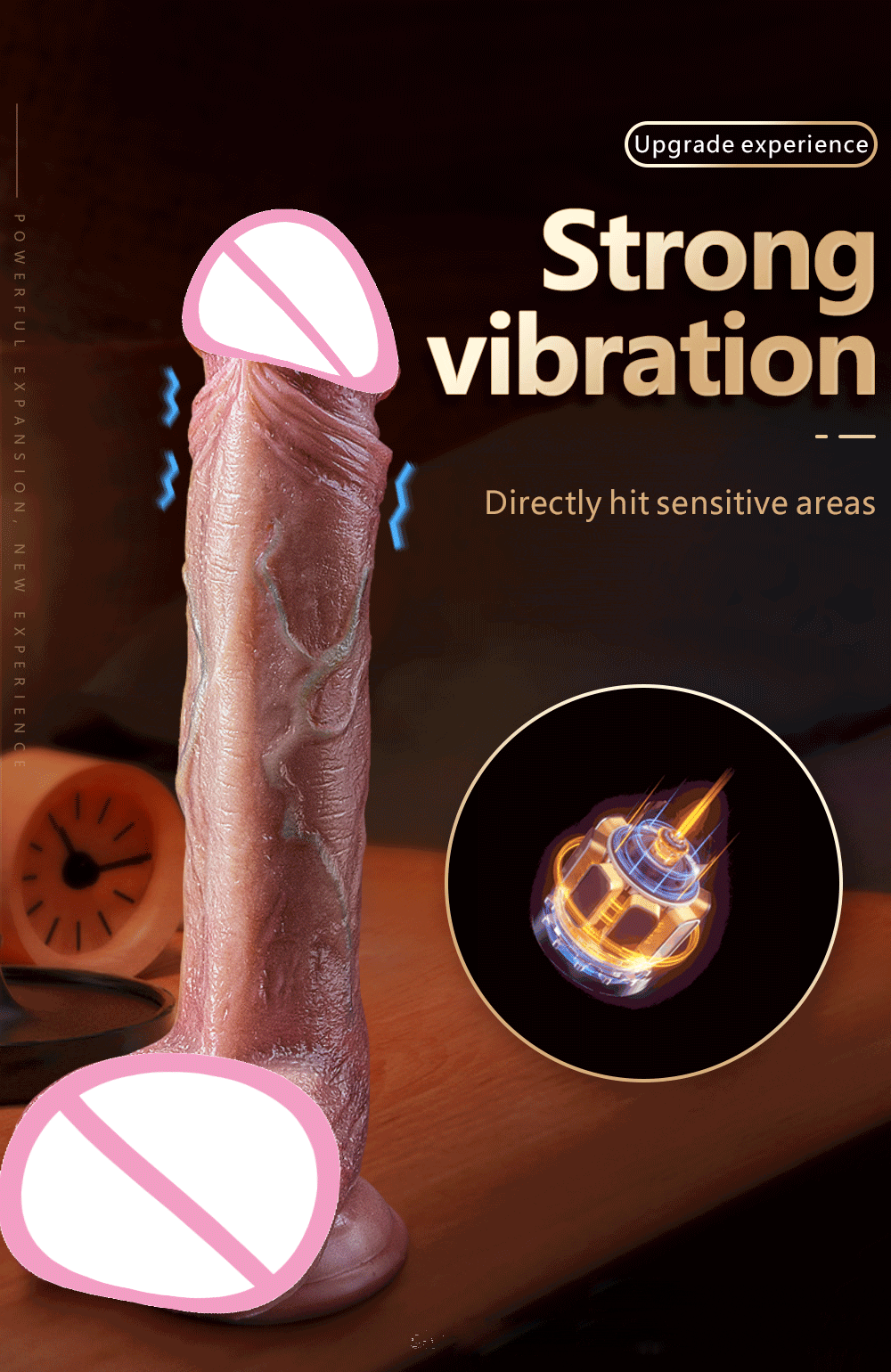 Remote Control Anal Dildo Realistic Cock Telescopic for Women Sex Toy Heating Vibrator Simulation Adult Penis Female Masturbator