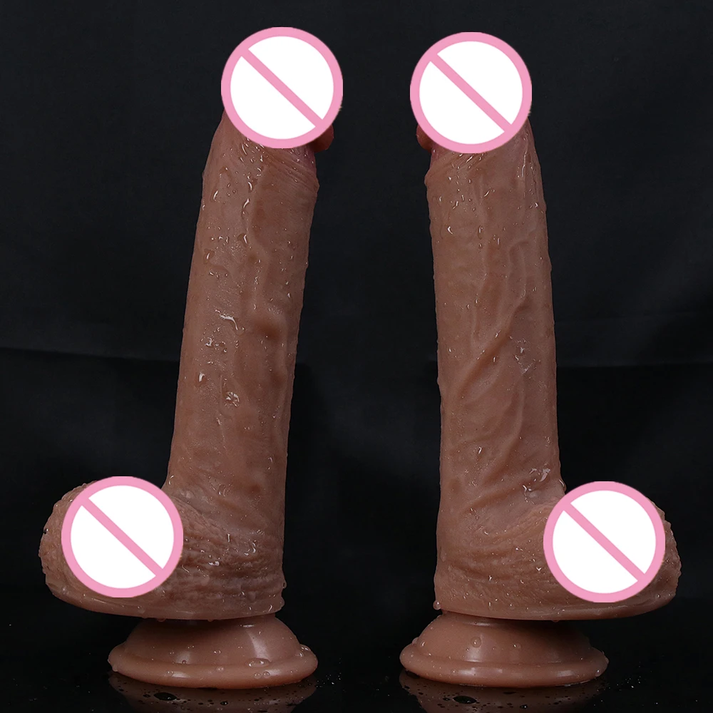 Realistic Dildo Black Prostate Massager Big Dick Huge Penis Adults Anal Sex Toys Vagina Sexy Strapon Masturbators For Woman Men
