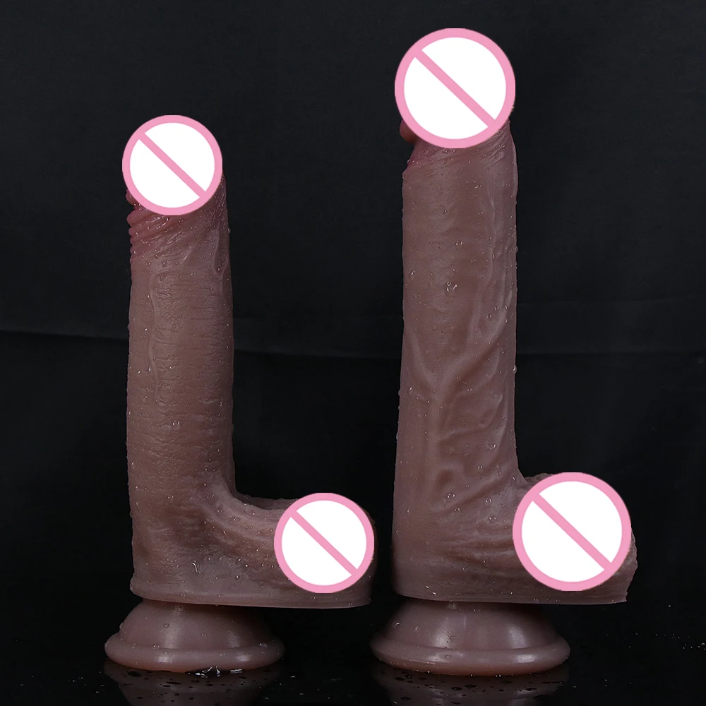 Realistic Dildo Black Prostate Massager Big Dick Huge Penis Adults Anal Sex Toys Vagina Sexy Strapon Masturbators For Woman Men
