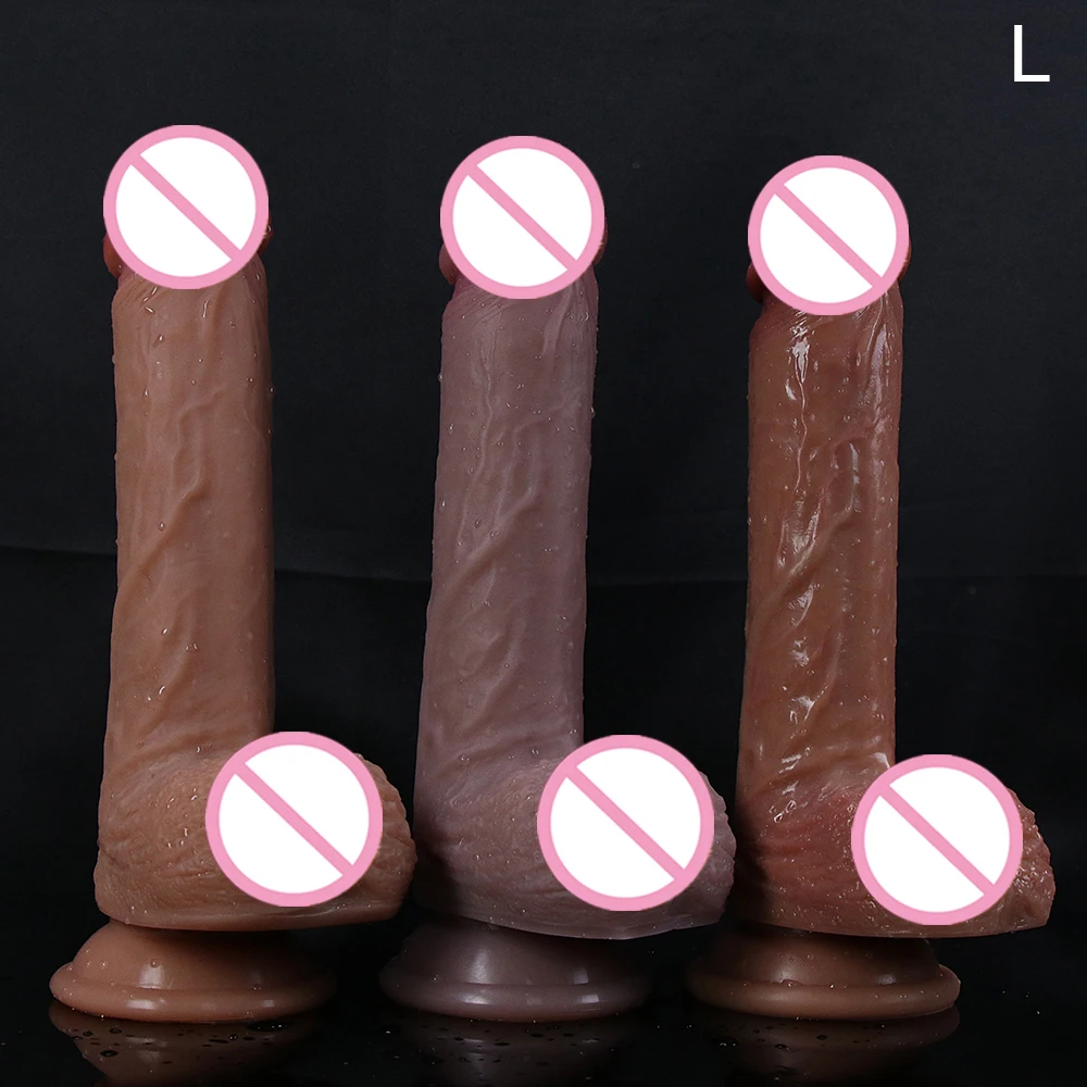Realistic Dildo Black Prostate Massager Big Dick Huge Penis Adults Anal Sex Toys Vagina Sexy Strapon Masturbators For Woman Men
