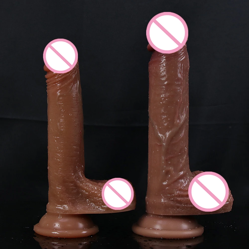 Realistic Dildo Black Prostate Massager Big Dick Huge Penis Adults Anal Sex Toys Vagina Sexy Strapon Masturbators For Woman Men