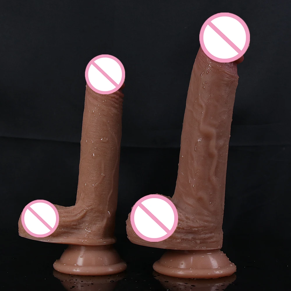 Realistic Dildo Black Prostate Massager Big Dick Huge Penis Adults Anal Sex Toys Vagina Sexy Strapon Masturbators For Woman Men