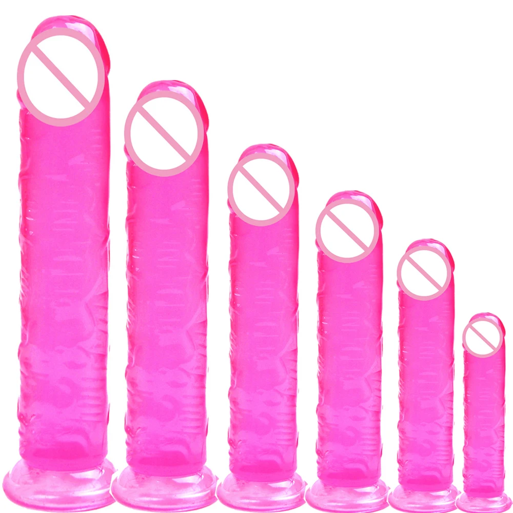 Cock Sex Toys Gode Adults 18 Anal Dildo God Rubber Penis Strap-on Realistic Big Shop Silicone Women Plug Butt​ Woman Glass