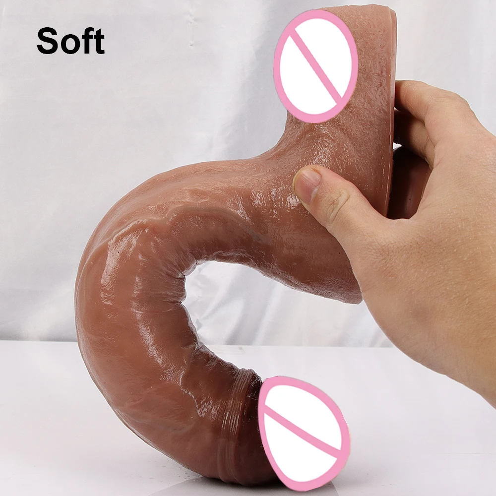 7CM Diam Big Dildo Realistic Silicone Penis Soft Huge Dick Strapon Suction Cup Anal Sex Toys For Women Masturbation Adult Cock 7CM Diam Big Dildo Realistic Silicone Penis Soft Huge Dick Strapon Suction Cup Anal Sex Toys For Women Masturbation Adult Cock