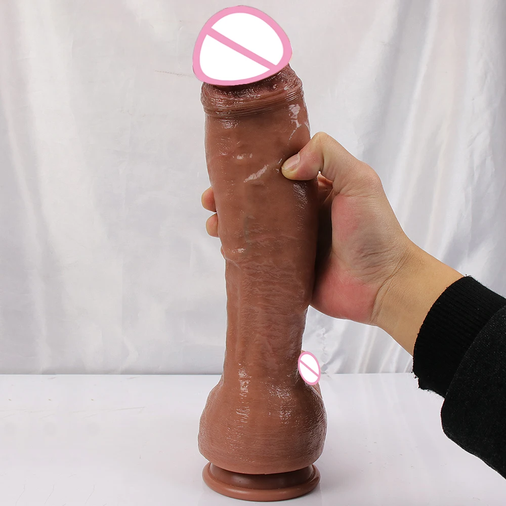 7CM Diam Big Dildo Realistic Silicone Penis Soft Huge Dick Strapon Suction Cup Anal Sex Toys For Women Masturbation Adult Cock 7CM Diam Big Dildo Realistic Silicone Penis Soft Huge Dick Strapon Suction Cup Anal Sex Toys For Women Masturbation Adult Cock