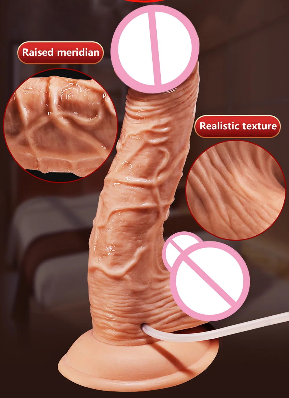 New Female Masturbator Vibrating Ejaculating Dildo For Men Realistic Dildos Anal Plug Dildo Vibrator For Couples Intimacy Goods