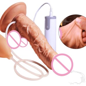 New Female Masturbator Vibrating Ejaculating Dildo For Men Realistic Dildos Anal Plug Dildo Vibrator For Couples Intimacy Goods