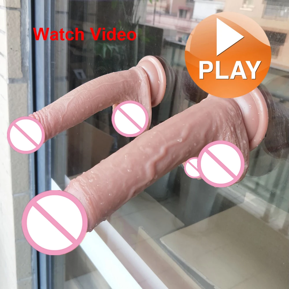 Soft Penis Huge Big Dildo Realistic No Vibrator Suction Cup Sex Toys For Women Strapon Female Masturbation Adults 18 Cock Shop
