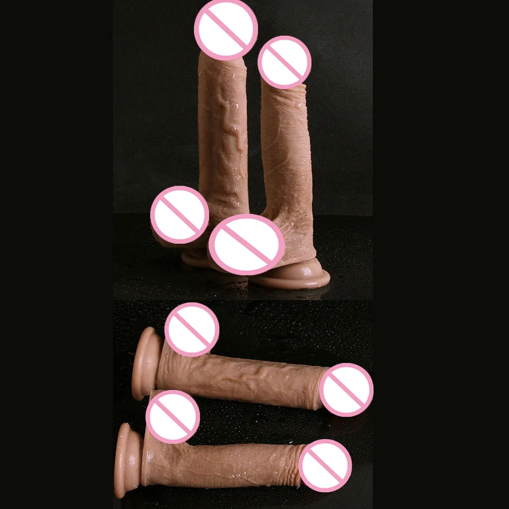 Soft Penis Huge Big Dildo Realistic No Vibrator Suction Cup Sex Toys For Women Strapon Female Masturbation Adults 18 Cock Shop