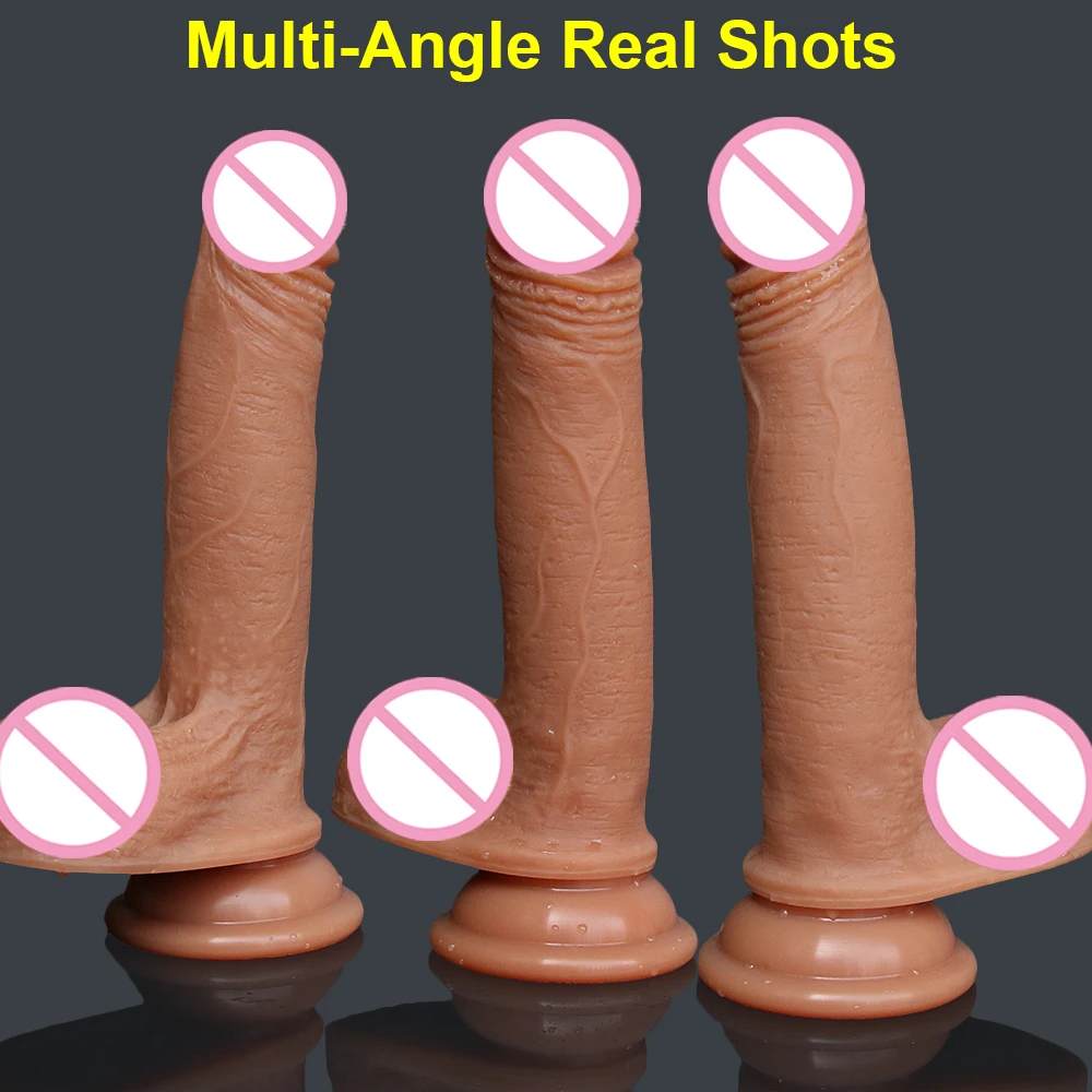 Soft Penis Huge Big Dildo Realistic No Vibrator Suction Cup Sex Toys For Women Strapon Female Masturbation Adults 18 Cock Shop