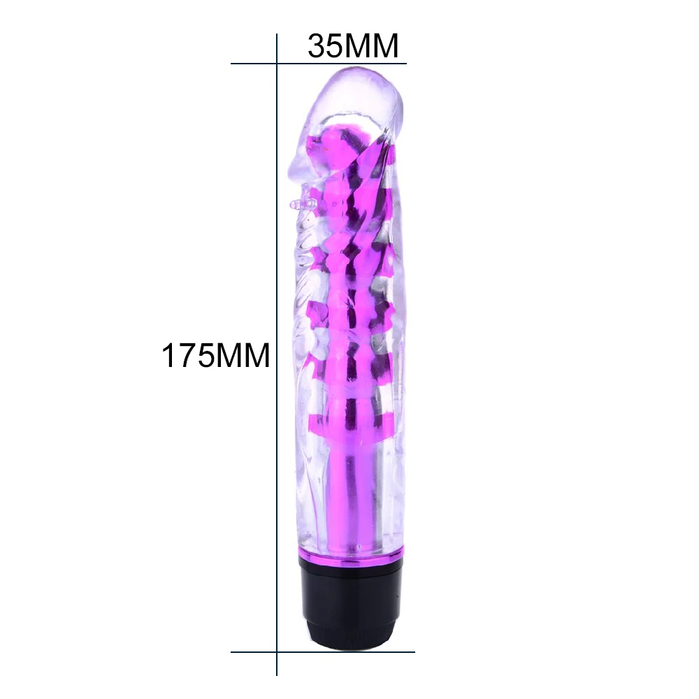 Realistic Jelly Dildo Powerful G-Spot Vibrator for Women Clitoris stimulator Vibrating Massage Erotic Adult sex toy product shop