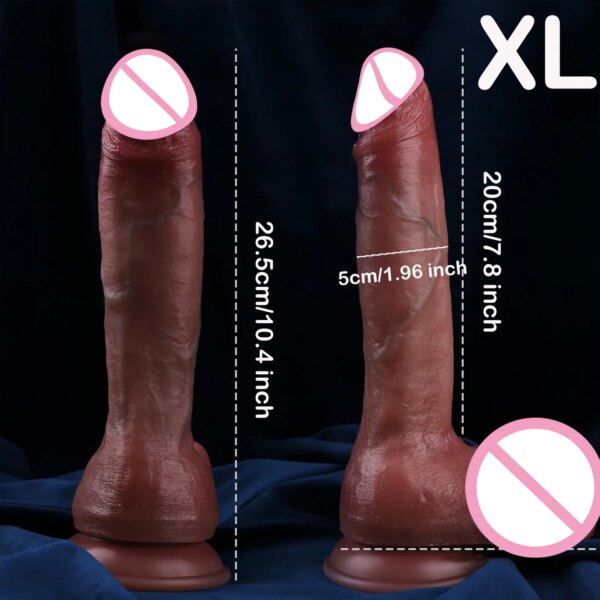 Soft Realistic Skin Feel Human Penis Cheap Dildo Double Silicone Suction Cup Thick Dick Anal Sex Toys Men Women Gay Strapon Cock