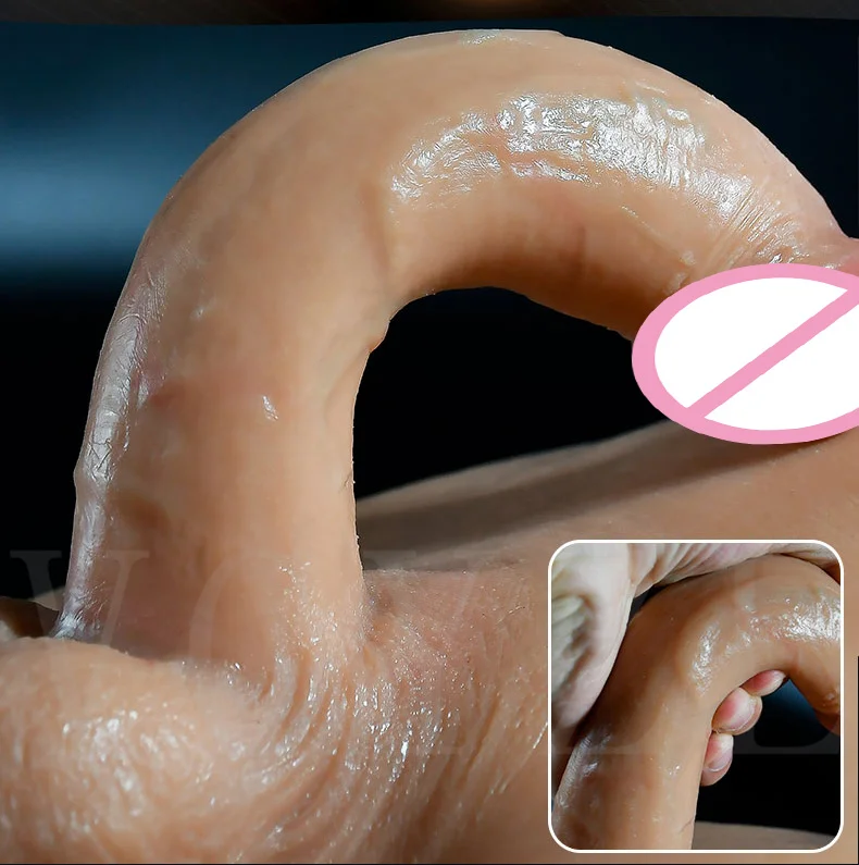 Skin Feeling Strap on Realistic Dildo Huge Big Penis Strap-On Panties Lesbian Strapon Dilldo for Woman Men Sex Toys for Couple