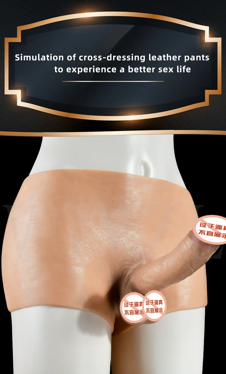 Skin Feeling Strap on Realistic Dildo Huge Big Penis Strap-On Panties Lesbian Strapon Dilldo for Woman Men Sex Toys for Couple