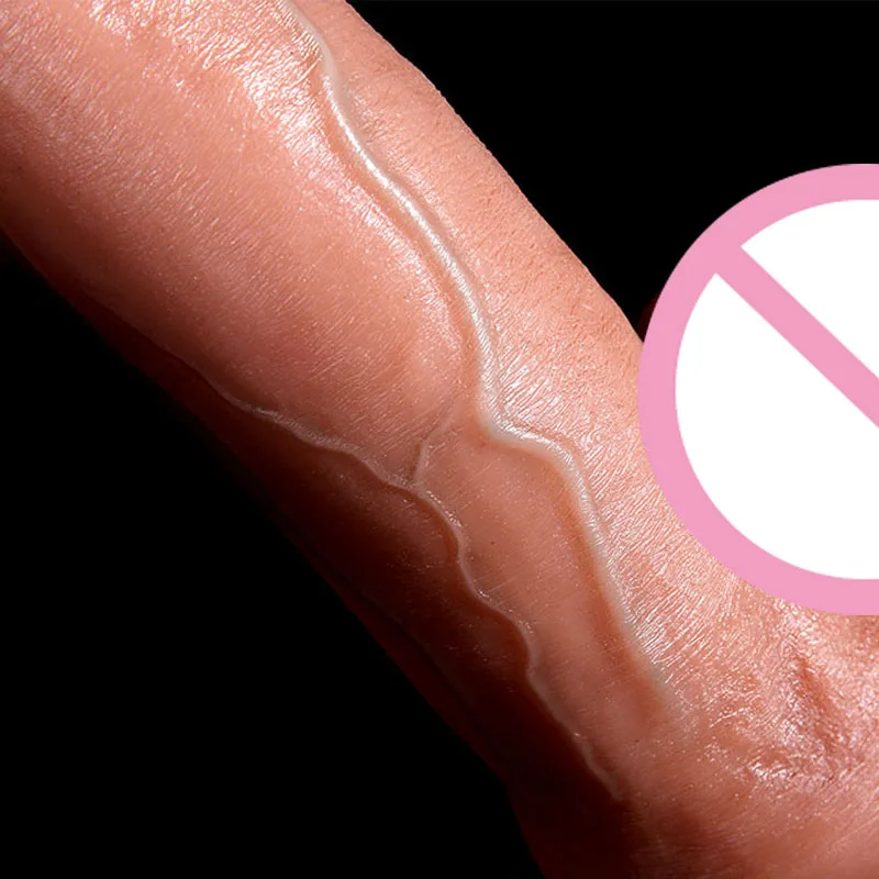 New Biggest Realistic Dildo Soft Silicone Thick Huge Penis Strapon Suction Cup Anal Sex Toys For Vagina Erotic Women Masturbator