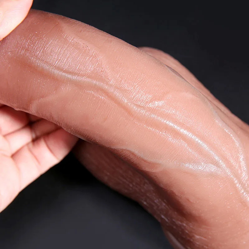 New Biggest Realistic Dildo Soft Silicone Thick Huge Penis Strapon Suction Cup Anal Sex Toys For Vagina Erotic Women Masturbator