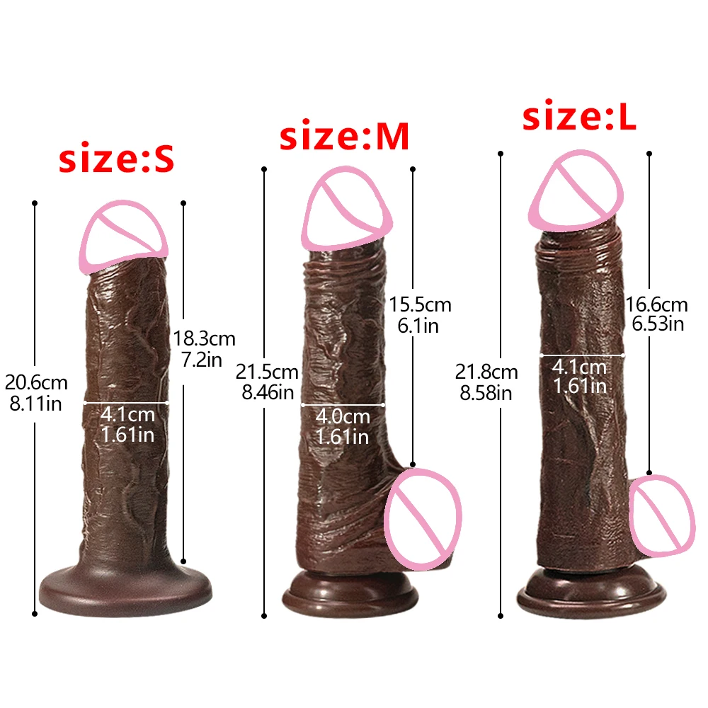 Oversized Black Realistic Dildo 9 Inch Silicone Big Penis Adult Suction Cup Anal Sex Toys For Couples Strapon Vagina Masturbator