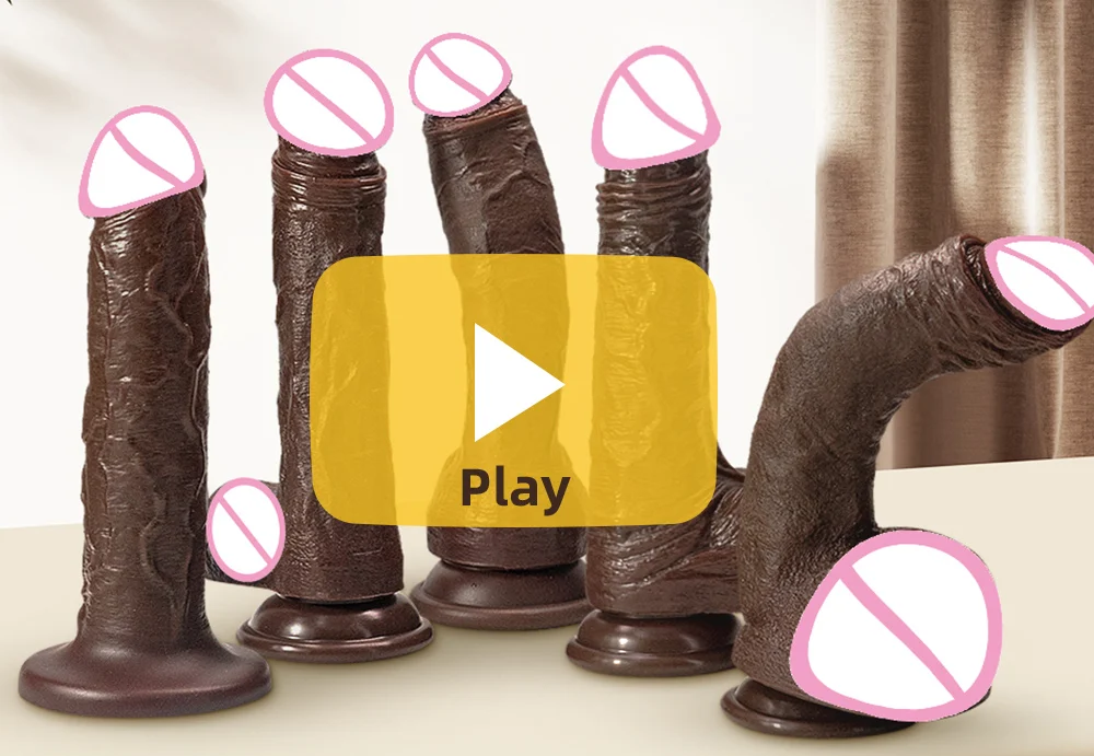 Oversized Black Realistic Dildo 9 Inch Silicone Big Penis Adult Suction Cup Anal Sex Toys For Couples Strapon Vagina Masturbator