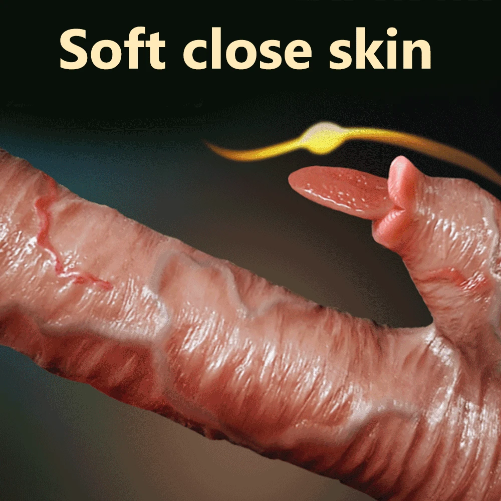 Heating Realistic Dildo Vibrator for Woman Tongue Licking G post Stimulator Vibrators Sex Toys For Female Masturbators Adult 18 Heating Realistic Dildo Vibrator for Woman Tongue Licking G post Stimulator Vibrators Sex Toys For Female Masturbators Adult 18