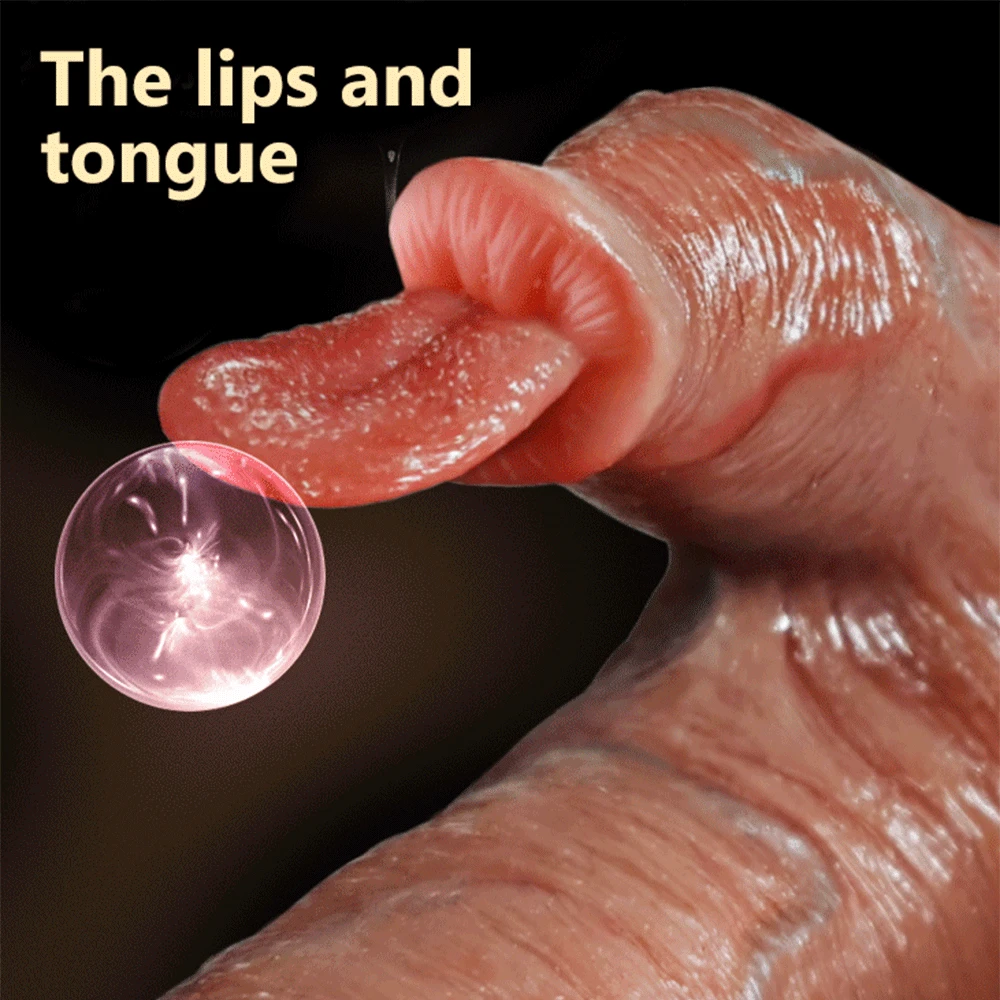 Heating Realistic Dildo Vibrator for Woman Tongue Licking G post Stimulator Vibrators Sex Toys For Female Masturbators Adult 18 Heating Realistic Dildo Vibrator for Woman Tongue Licking G post Stimulator Vibrators Sex Toys For Female Masturbators Adult 18