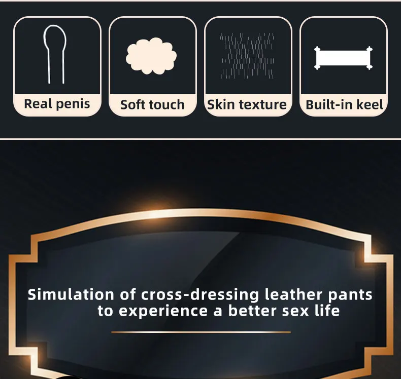 Strap on Dildo Wearable Underwear Panties Realistic Dildo For Men Gay Adult Game Sex Toys for Lesbian Women Penis Pants Adult
