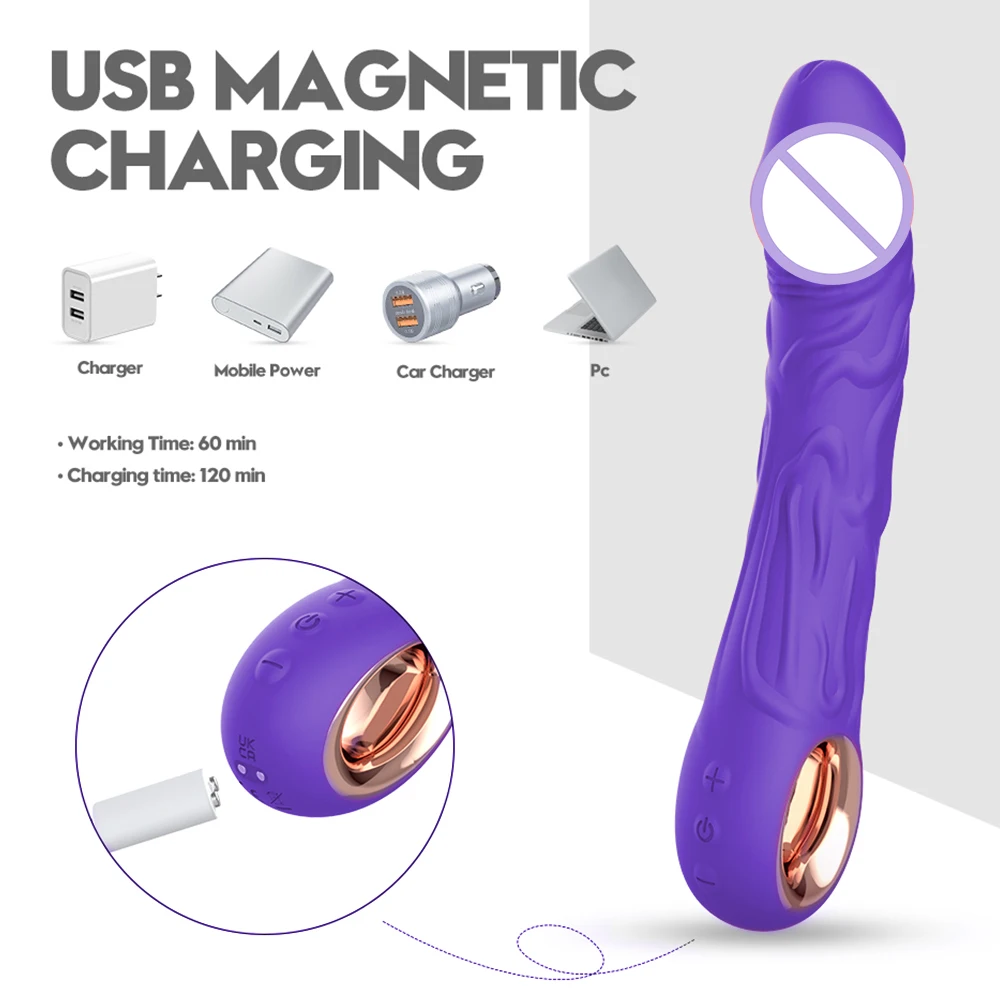 Realistic Dildo Vibrator for Women Vagina Clitoris G Spot Stimulator Soft Silicone Powerful Vibration Sex Toy Female Masturbator Realistic Dildo Vibrator for Women Vagina Clitoris G Spot Stimulator Soft Silicone Powerful Vibration Sex Toy Female Masturbator