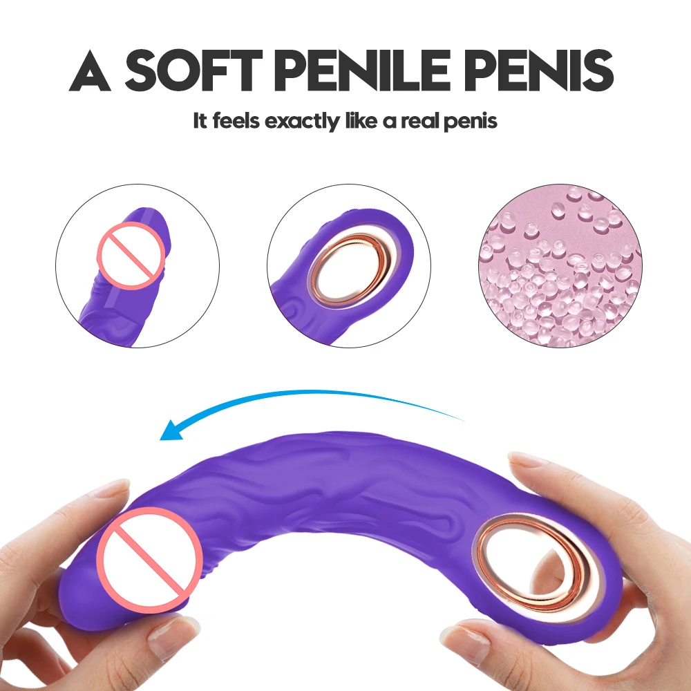 Realistic Dildo Vibrator for Women Vagina Clitoris G Spot Stimulator Soft Silicone Powerful Vibration Sex Toy Female Masturbator Realistic Dildo Vibrator for Women Vagina Clitoris G Spot Stimulator Soft Silicone Powerful Vibration Sex Toy Female Masturbator