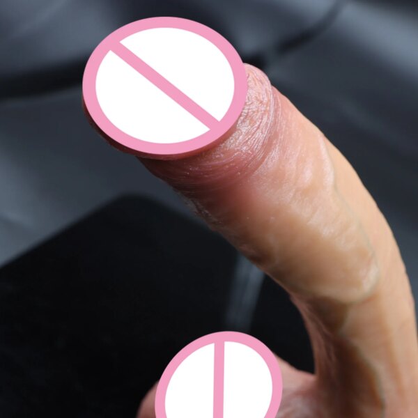 Realistic Dildos 18+ Women Sex Toys Big Dick Penis Realistic Consolador Double Silicone Soft Dildo with Suction Cup NO Vibrator