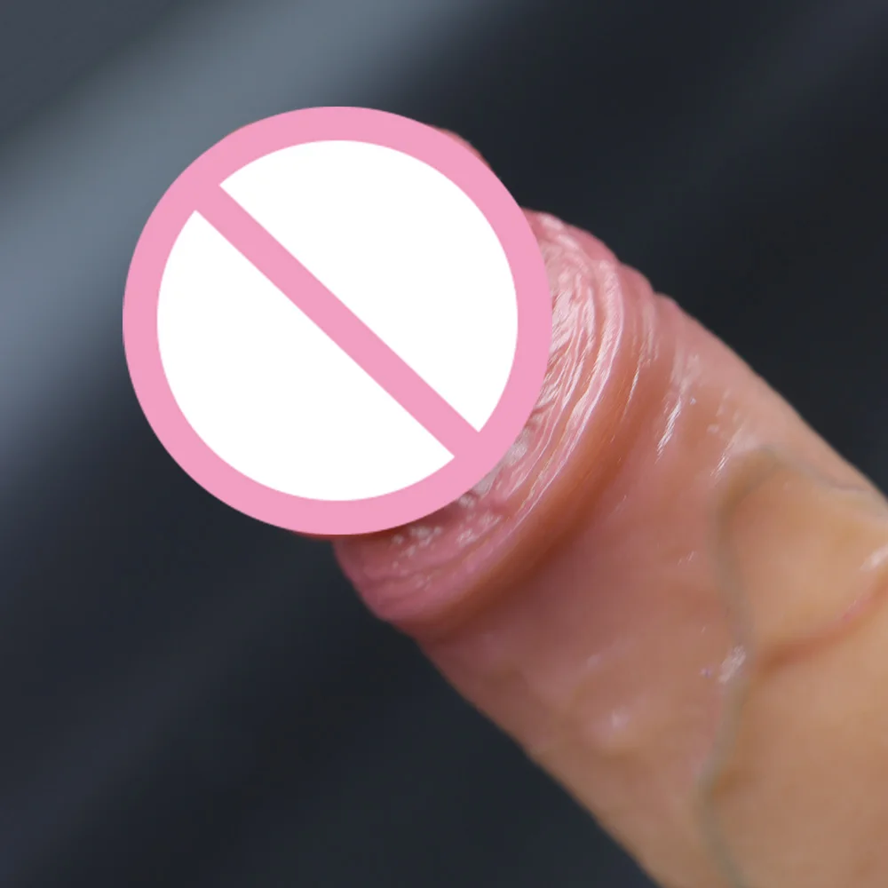 Realistic Dildos 18+ Women Sex Toys Big Dick Penis Realistic Consolador Double Silicone Soft Dildo with Suction Cup NO Vibrator