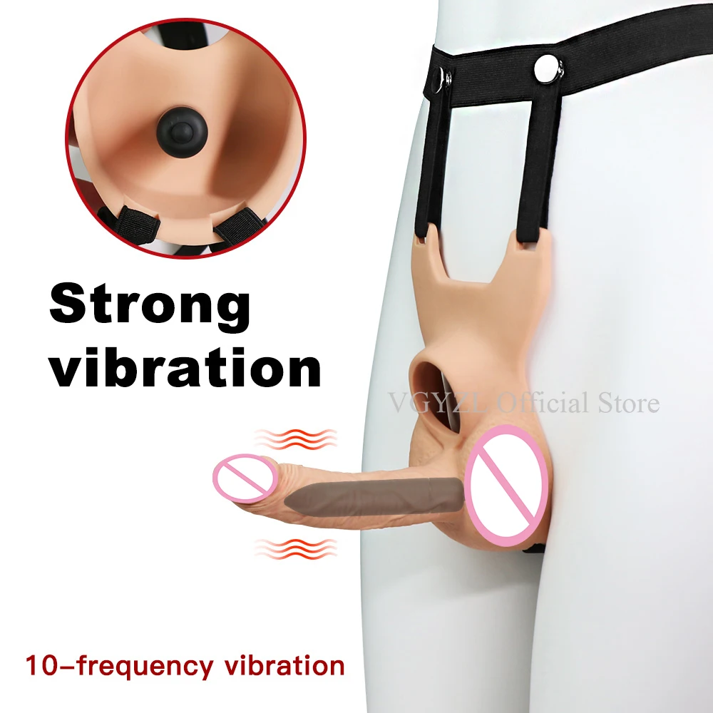 Realistic Dildos Wear Pants for Women Strap On Penis Vibrator for Lesbians Real Double Dildos Adult Sex Toys for Couples