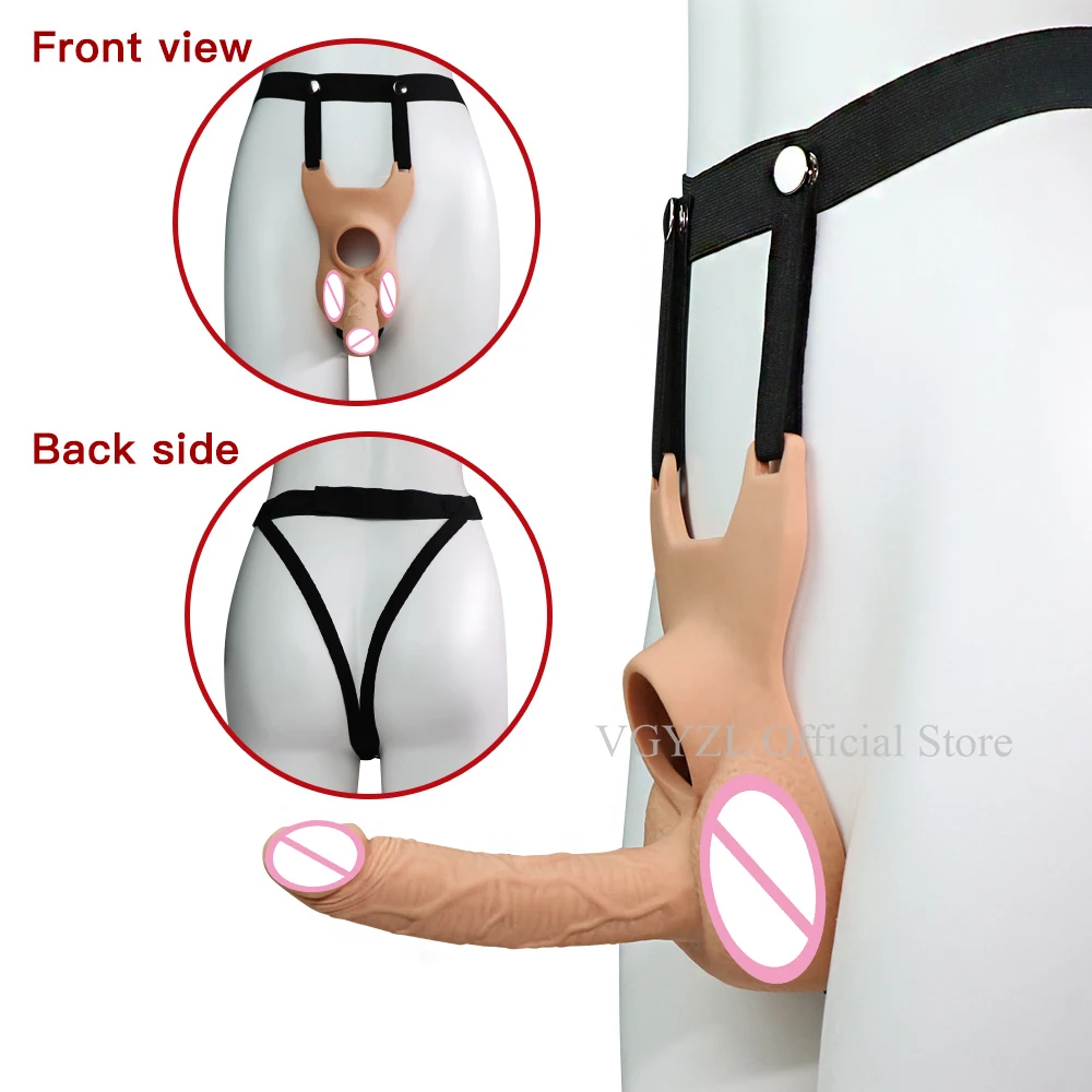 Realistic Dildos Wear Pants for Women Strap On Penis Vibrator for Lesbians Real Double Dildos Adult Sex Toys for Couples