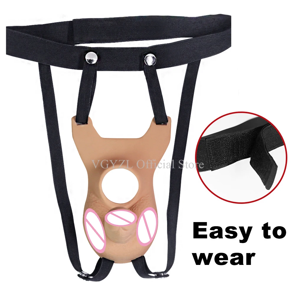 Realistic Dildos Wear Pants for Women Strap On Penis Vibrator for Lesbians Real Double Dildos Adult Sex Toys for Couples