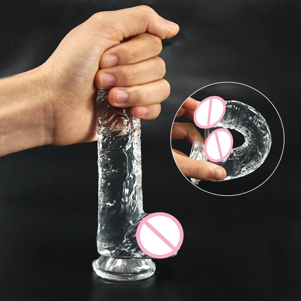 New Realistic Dildos Erotic Jelly Dildo With Super Strong Suction Cup Sex Toys for Woman Men Artificial Penis G-spot Simulation New Realistic Dildos Erotic Jelly Dildo With Super Strong Suction Cup Sex Toys for Woman Men Artificial Penis G-spot Simulation