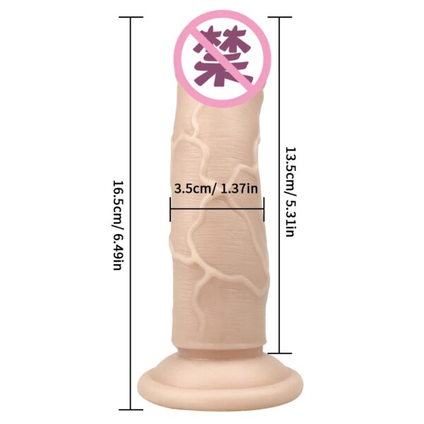 Realistic Dildo with Strong Suction Cup Dick Penis with strong Vibrators or strapon panty for Women Sex Toys for Woman