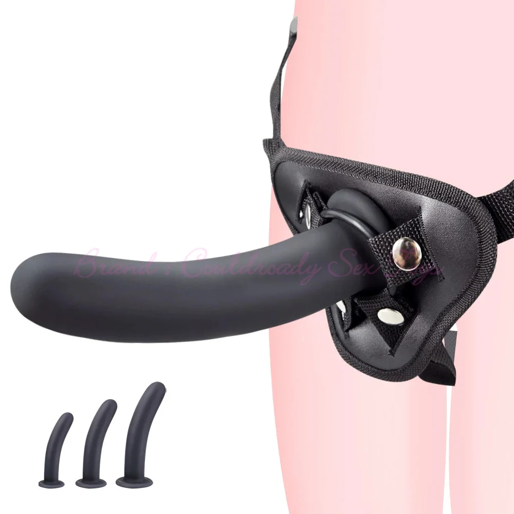 Silicone Strapon Dildo for Women Panties Suction Cup Huge Penis Belt Sexual Harness Strap On Plug Anal Sex Toy for Lesbian