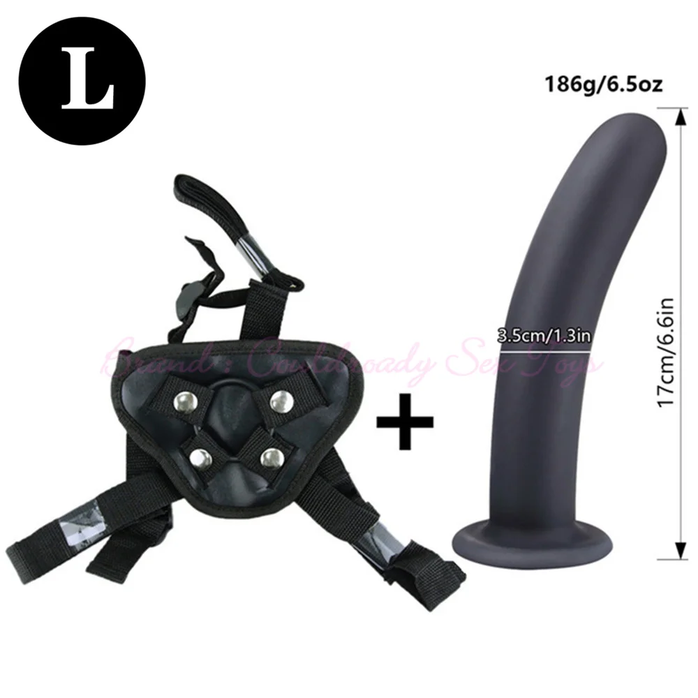 Silicone Strapon Dildo for Women Panties Suction Cup Huge Penis Belt Sexual Harness Strap On Plug Anal Sex Toy for Lesbian
