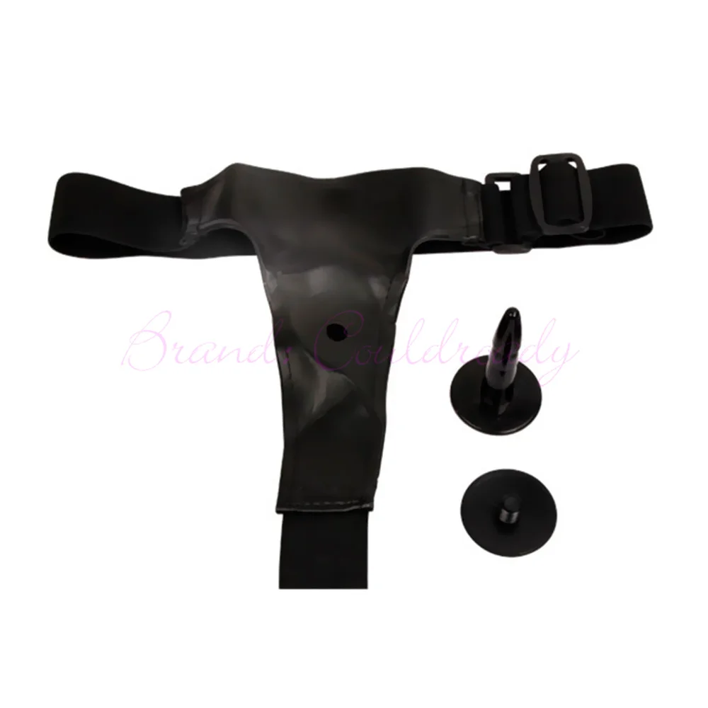 Double Realistic Dildo Lesbian Strapon Ultra Elastic Harness Belt Strap On Dick Penis Pants Sex Toys for Woman