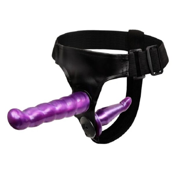 Double dildo Sex Toys for Gay Brief Strap-on Dildos  Dongs Strap Ons Harness Vibrating panties strapon sex products.
