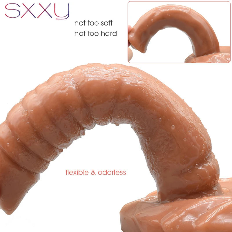 SXXY Double Dildo Harness Dual Heads Adults Sex Toys with Sucker for Lesbian Female Masturbator Animal Horse Anal Plug Dog Penis SXXY Double Dildo Harness Dual Heads Adults Sex Toys with Sucker for Lesbian Female Masturbator Animal Horse Anal Plug Dog Penis