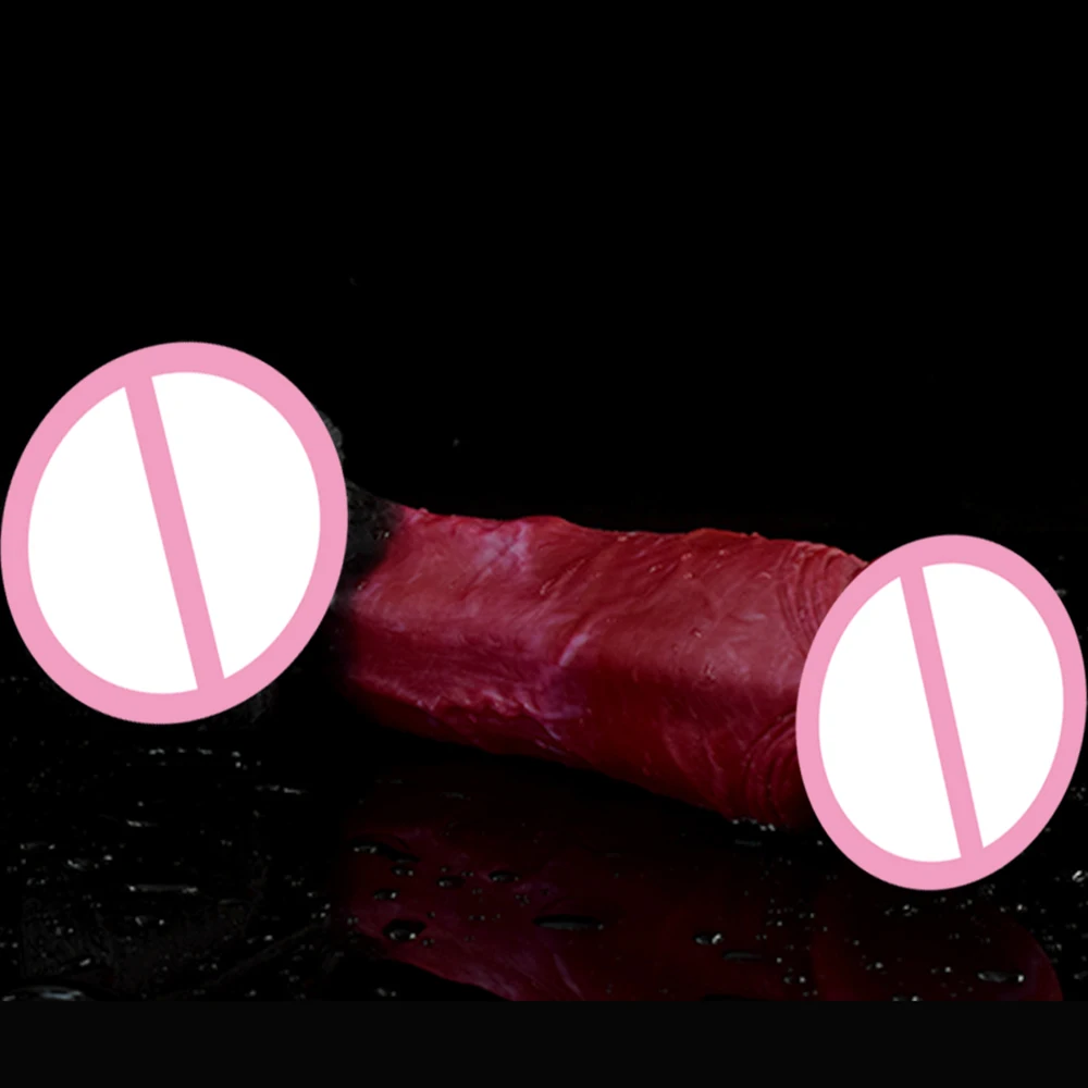FAAK Strapon Realistic Dildo With Suction Cup Silicone Red Huge Artificial Penis Harness Skin Touch Sex Toys For Women Men FAAK Strapon Realistic Dildo With Suction Cup Silicone Red Huge Artificial Penis Harness Skin Touch Sex Toys For Women Men