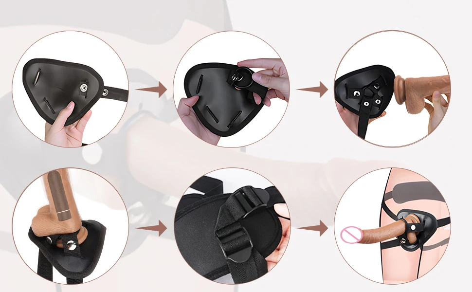Dildos Harness Adult Sex Pants Bullet Vibrator Detachable Men Pegging Harness for Adult Dildo Sex Toys