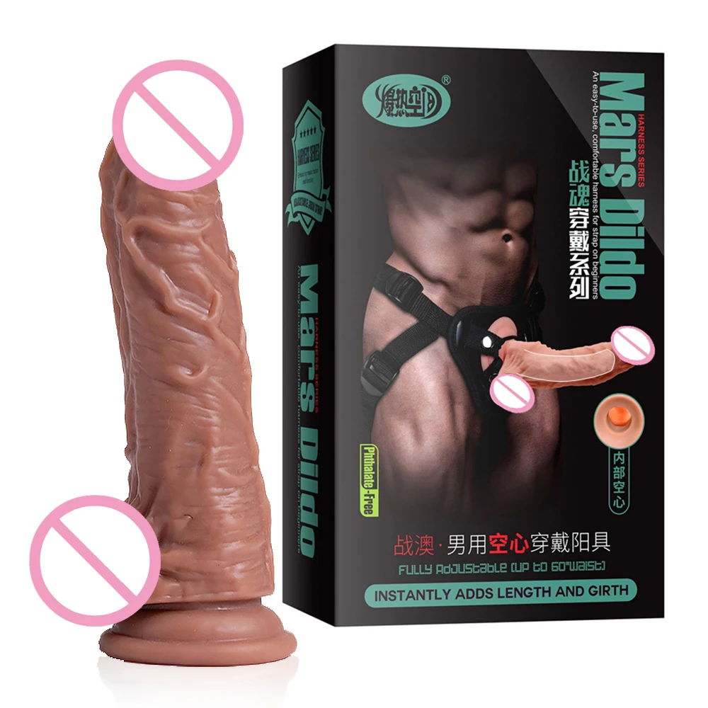 Strap on Dildo Wearable Sex Harness Silicone Dildo Realistic Penis Female Masturbation Adult Sex Toys for Women Couples Lesbian