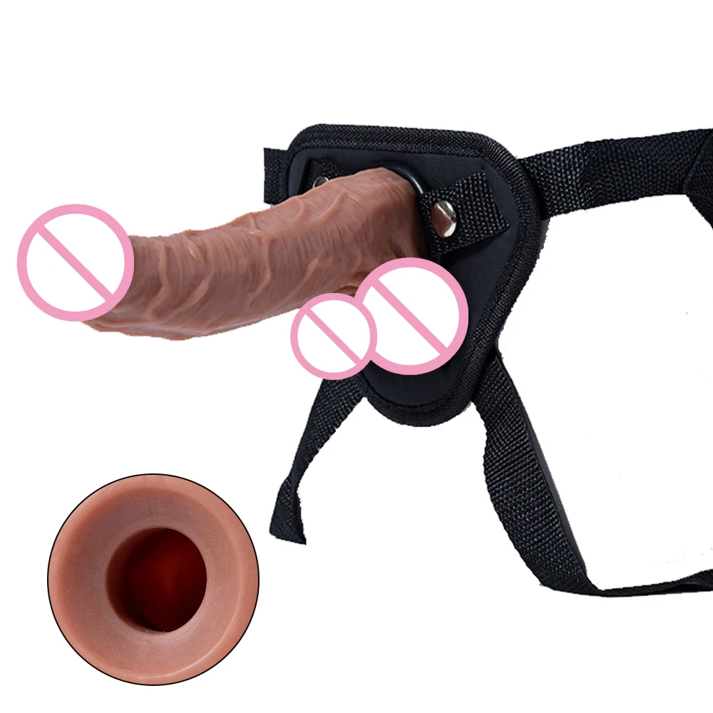 Strap on Dildo Wearable Sex Harness Silicone Dildo Realistic Penis Female Masturbation Adult Sex Toys for Women Couples Lesbian