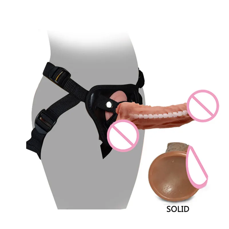 Penis Realistic Dildos Strap On Hollow Dildo Panties Harness For Male Gay Vibrator Adult Sex Toy Woman Lesbian Masturbator