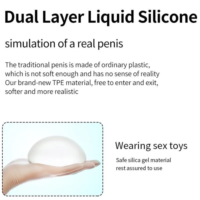 Penis Realistic Dildos Strap On Hollow Dildo Panties Harness For Male Gay Vibrator Adult Sex Toy Woman Lesbian Masturbator