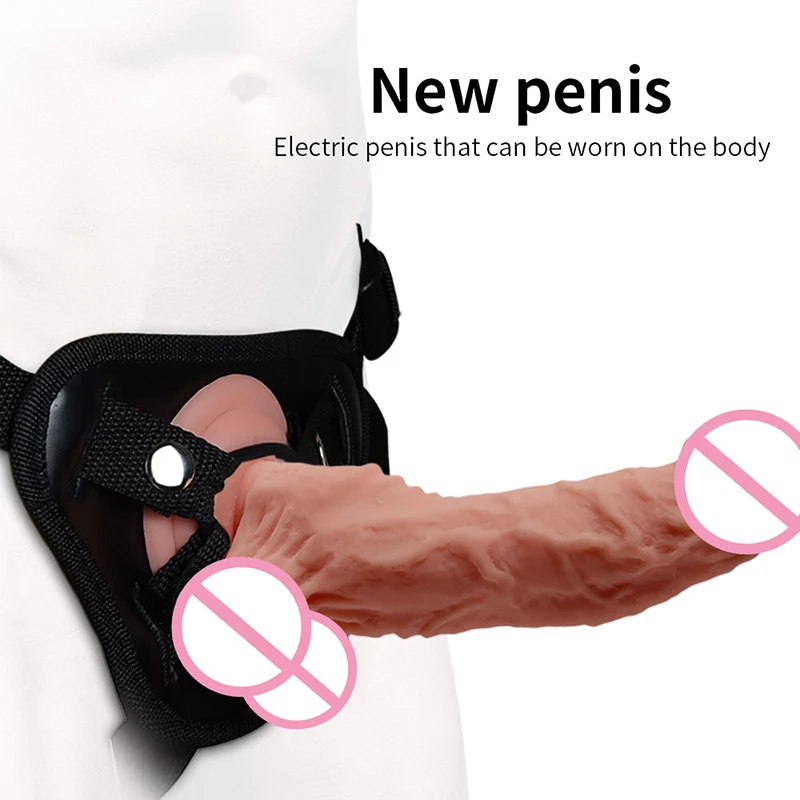 Penis Realistic Dildos Strap On Hollow Dildo Panties Harness For Male Gay Vibrator Adult Sex Toy Woman Lesbian Masturbator