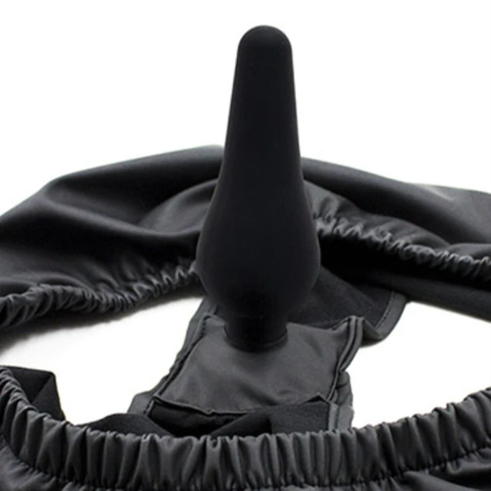 Leather Strapon Harness Panties,Strap On Vibrator Dildo Anal Vaginal Plug Chastity Penis Briefs Sex Product For Women Masturbate
